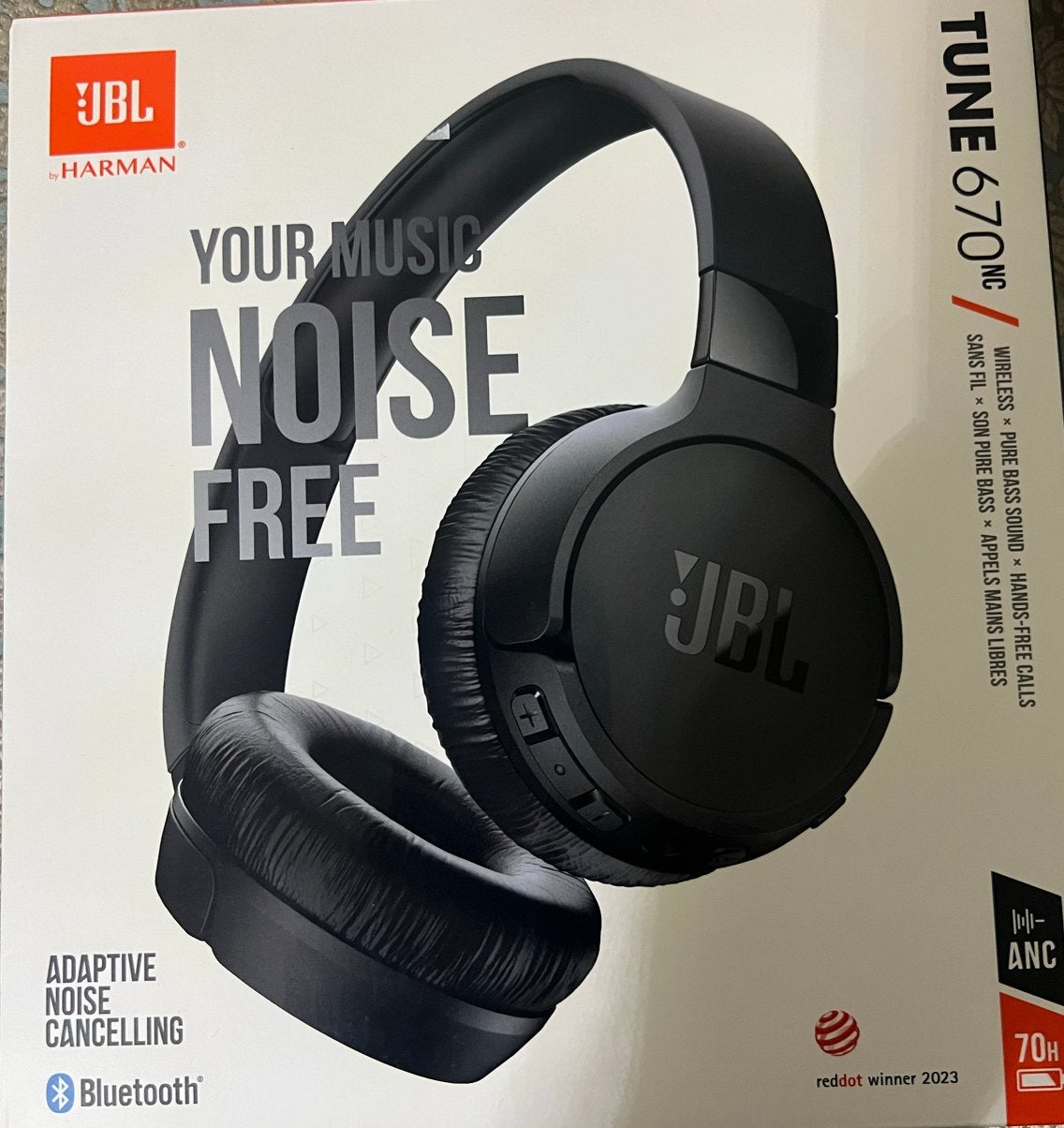 JBL Tune 670NC Draadloze koptelefoon met Noise Cancelling, Audio, Tv en Foto, JBL, Bluetooth, Nieuw, On-ear