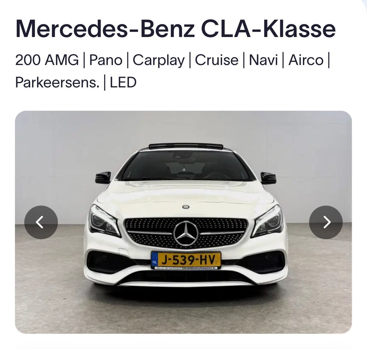 CLA AMG, Auto's, Particulier, Te koop