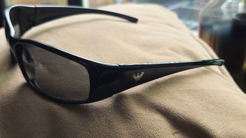 Armani zonnebril AE9031S, Zonnebril, Zwart, Zo goed als nieuw, Ophalen