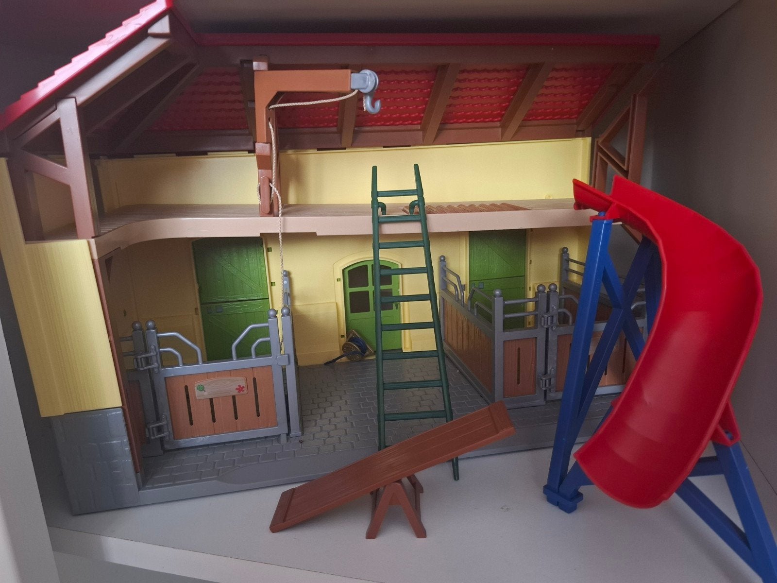 schleich boerderij, Ophalen