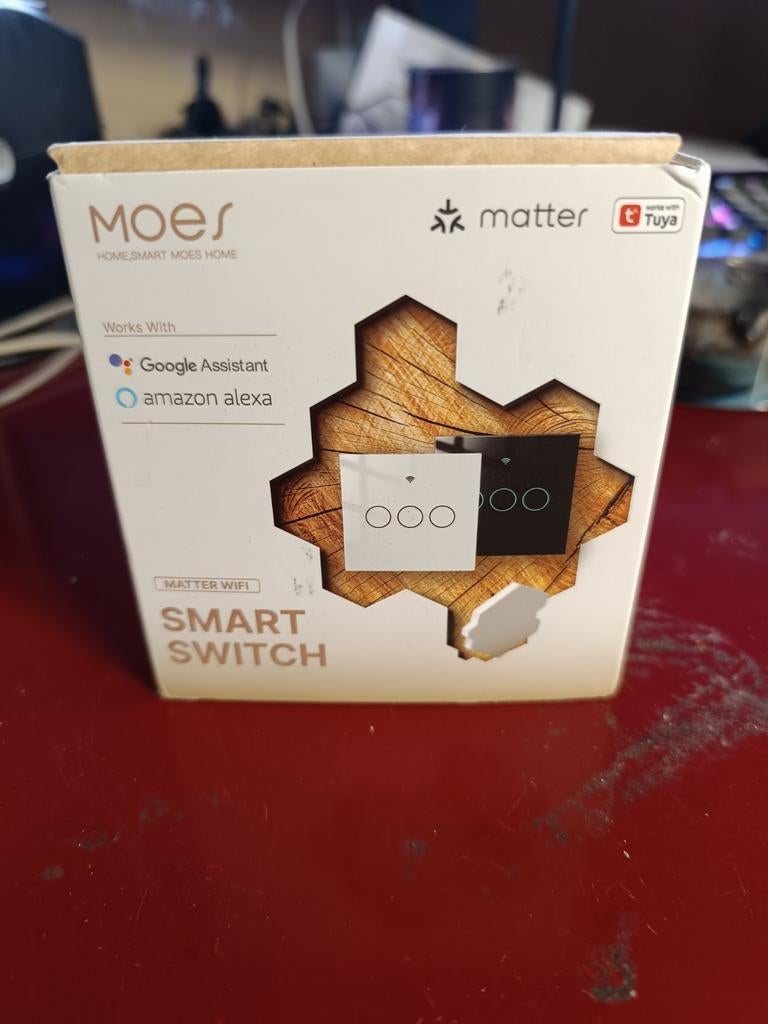 Moes smart schakelaar touch matter wifi, Ophalen of Verzenden, Nieuw, Schakelaar