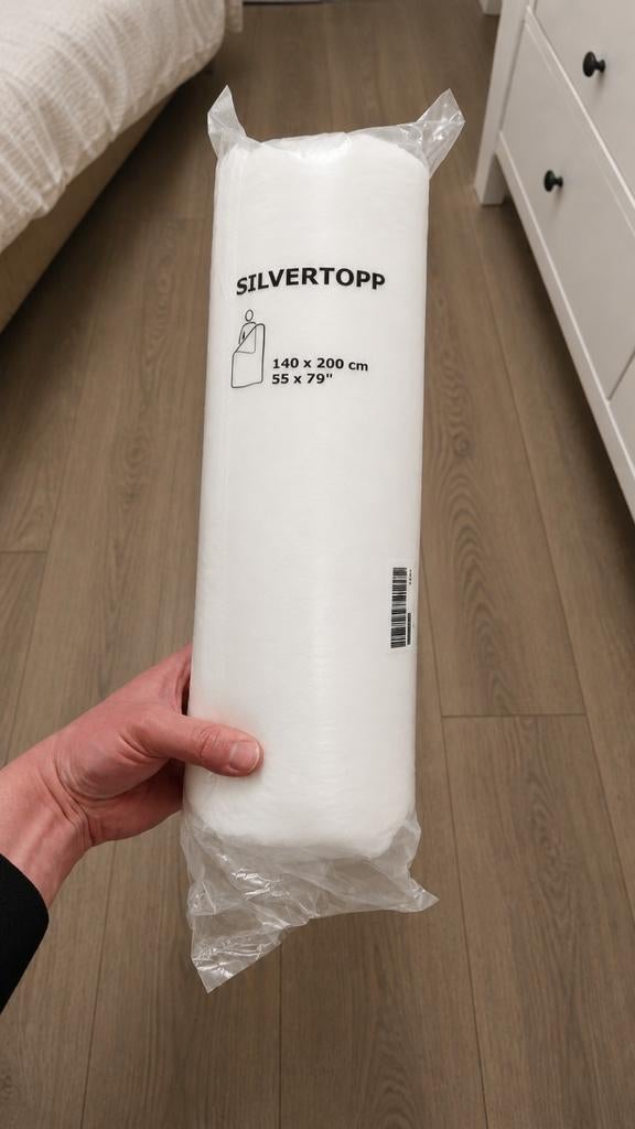 Nieuw IKEA SILVERTOPP 1-persoons dekbed, Eenpersoons, Wit, Nieuw, Ophalen of Verzenden