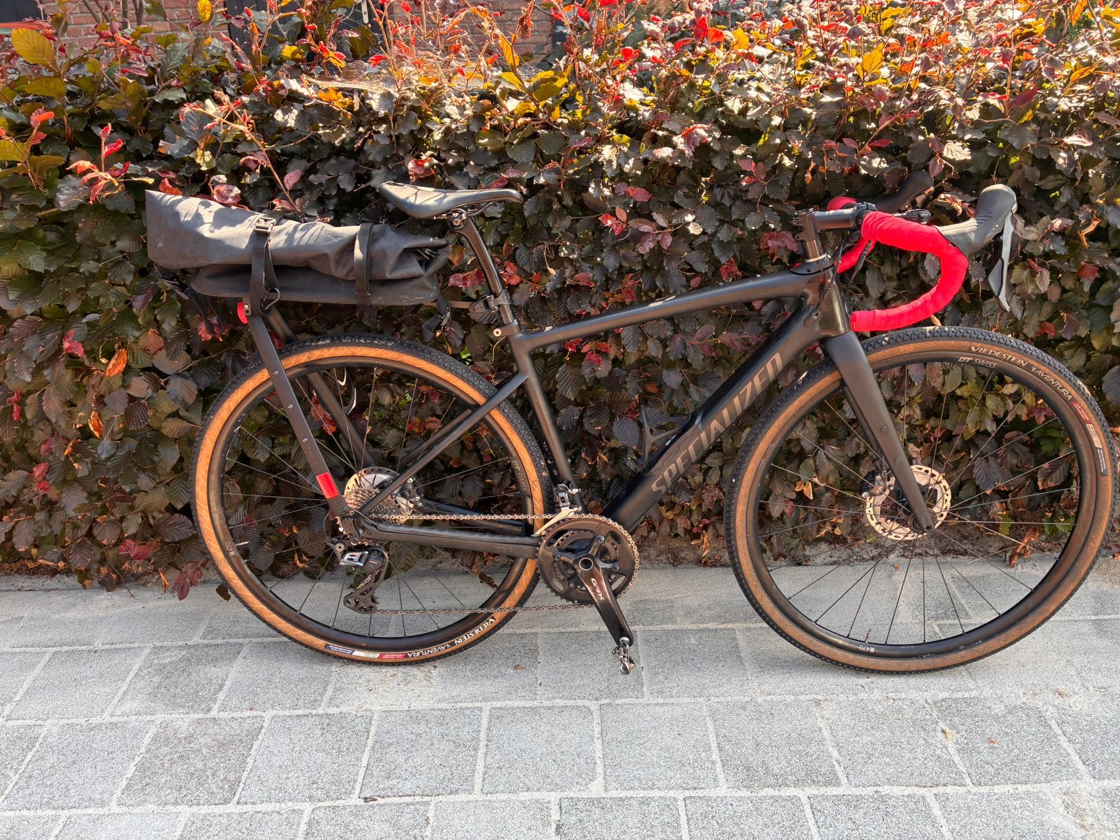Specialized diverge met tailfin aeropack, Fietsen en Brommers, Fietsen | Racefietsen, Overige merken, Carbon, Ophalen of Verzenden