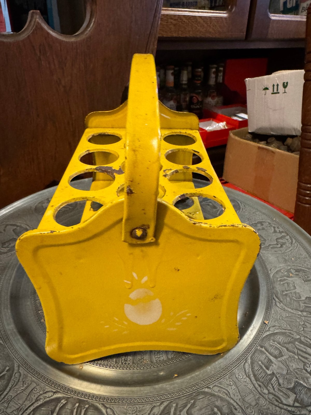 Vintage Brabantia geëmailleerd eierrekje, Ophalen of Verzenden
