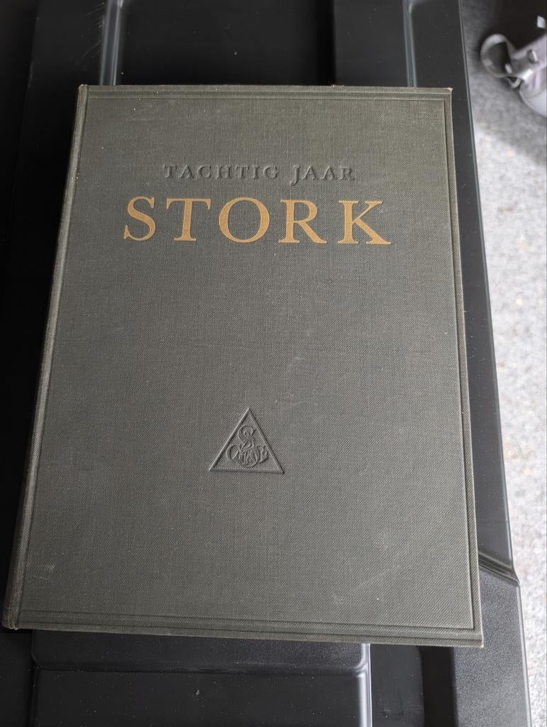 80 jaar Stork 1948 - Jubileumboek met aanbiedingskaart, Ophalen of Verzenden, Gelezen, C. Beets (Secretaris der Directie)