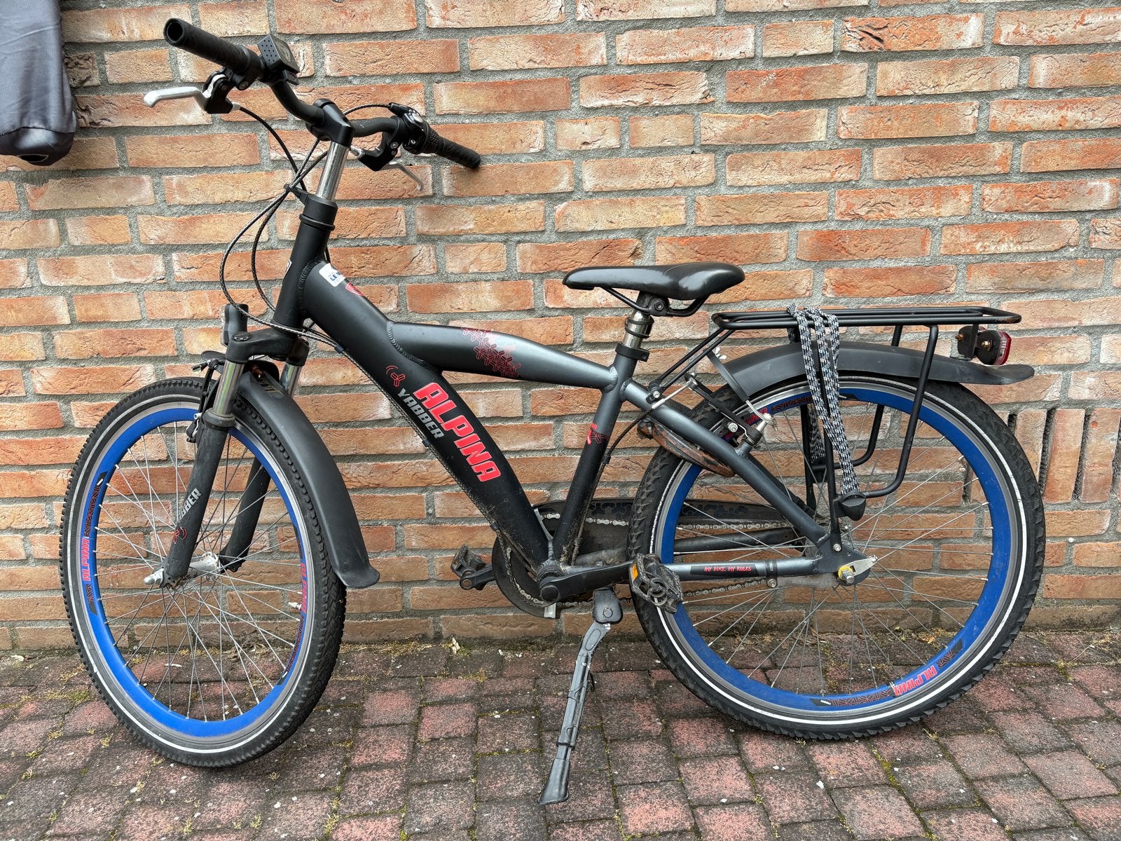 Alpina Yabber 24 inch jongensfiets - Gebruikt, Fietsen en Brommers, Fietsen | Jongens, Ophalen, Terugtraprem, Versnellingen, Gebruikt