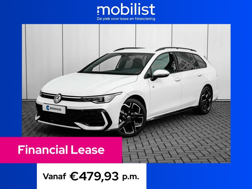 Volkswagen Golf Variant 1.5 eTSI R-Line Edition 115pk DSG/AU, 4 cilinders, 700 kg, 116 pk, Wit