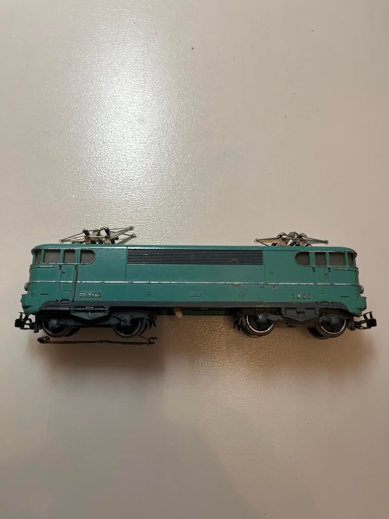 Märklin 3038 Vintage SNCF BB 9223 Locomotief - Groen, Hobby en Vrije tijd, Wisselstroom, Gebruikt, Locomotief, Ophalen of Verzenden