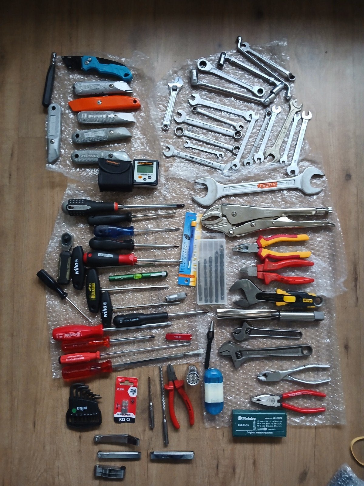 merk gereedschapset: sleutels, schroevendraaiers, tang, Verzenden, Gebruikt, Gereedschapsset