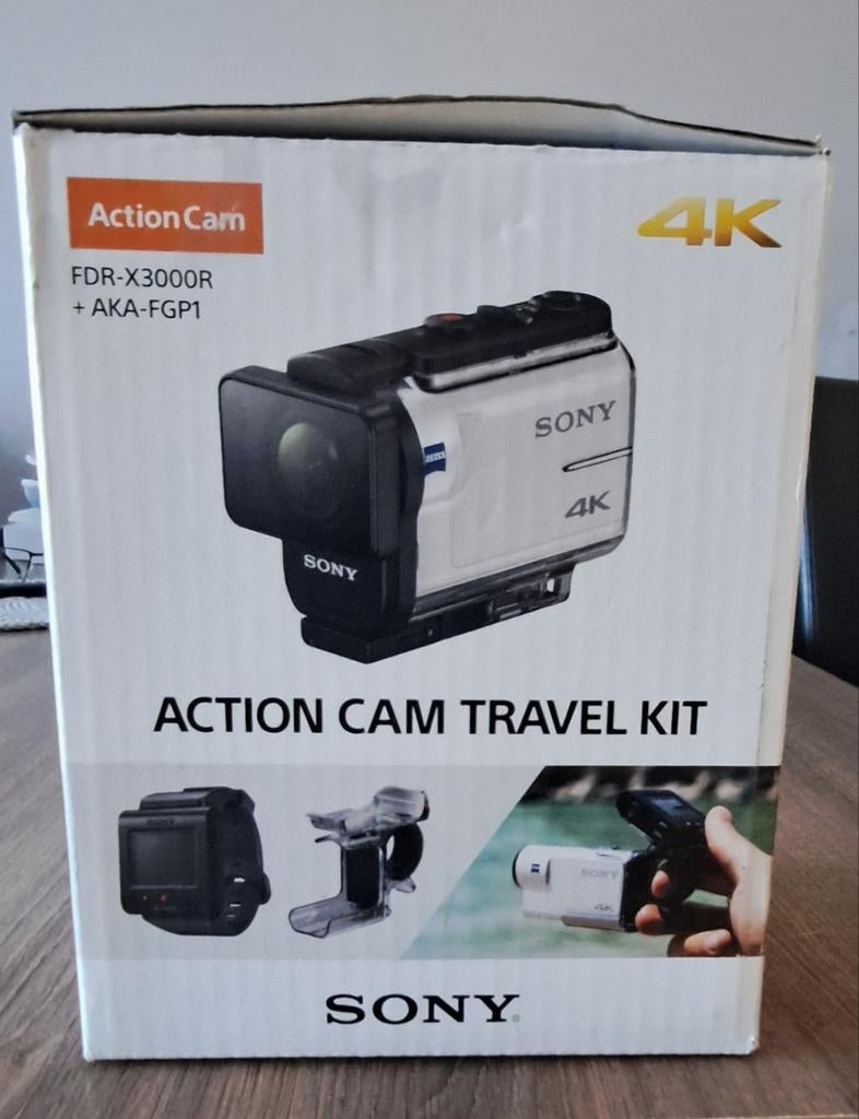 Sony FDR-X3000R + AKA-FGP1, Ophalen of Verzenden, Zo goed als nieuw, Sony
