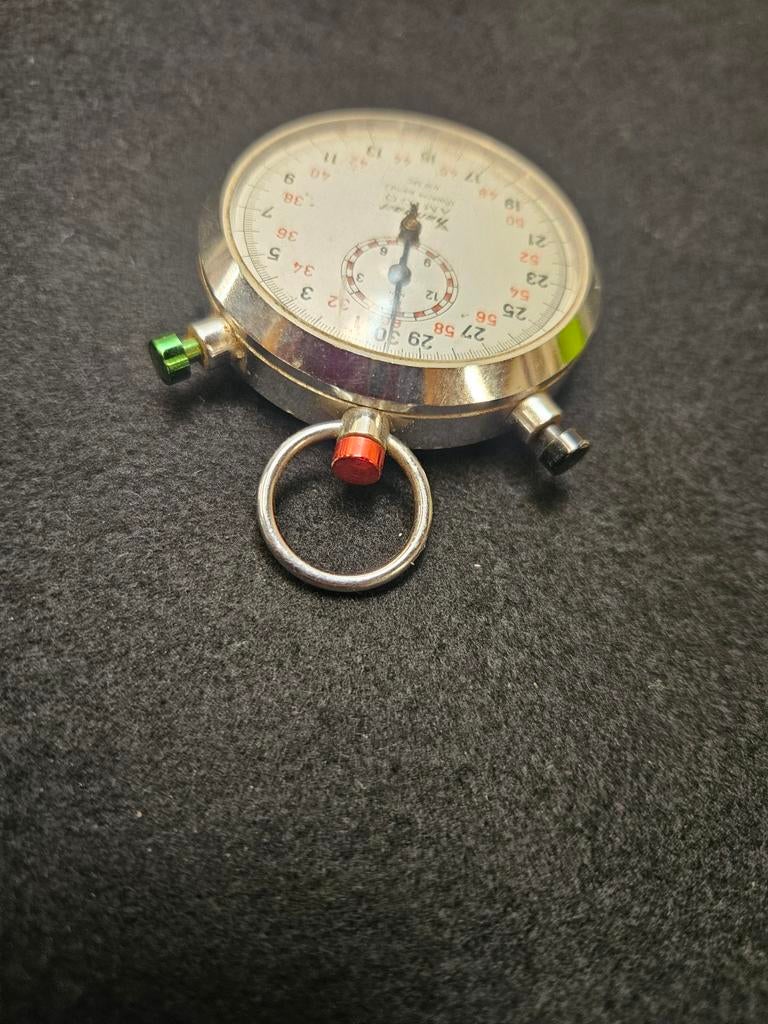 Vintage Hanhart Amigo Stopwatch - Schokbestendig, Ophalen of Verzenden
