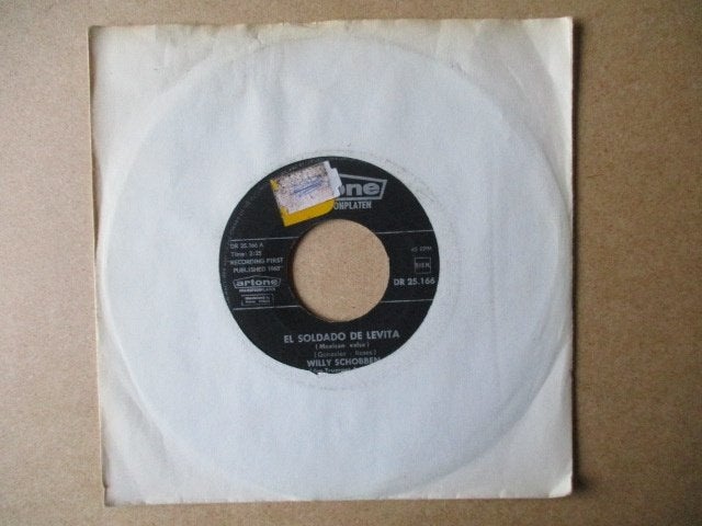 s4440 willy schobben - el soldado de levita, Ophalen, Gebruikt, 7 inch, Overige genres