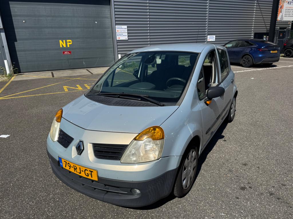 Renault Modus 1.4 16V Autbas E3 2005 Grijs, Auto's, Renault, Particulier, Modus, Benzine, C, MPV, Handgeschakeld, Origineel Nederlands