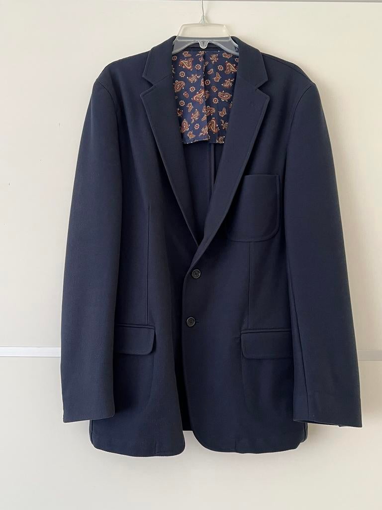 Heren colbert sportief, Ophalen of Verzenden, Zo goed als nieuw, Maat 52/54 (L), Blauw