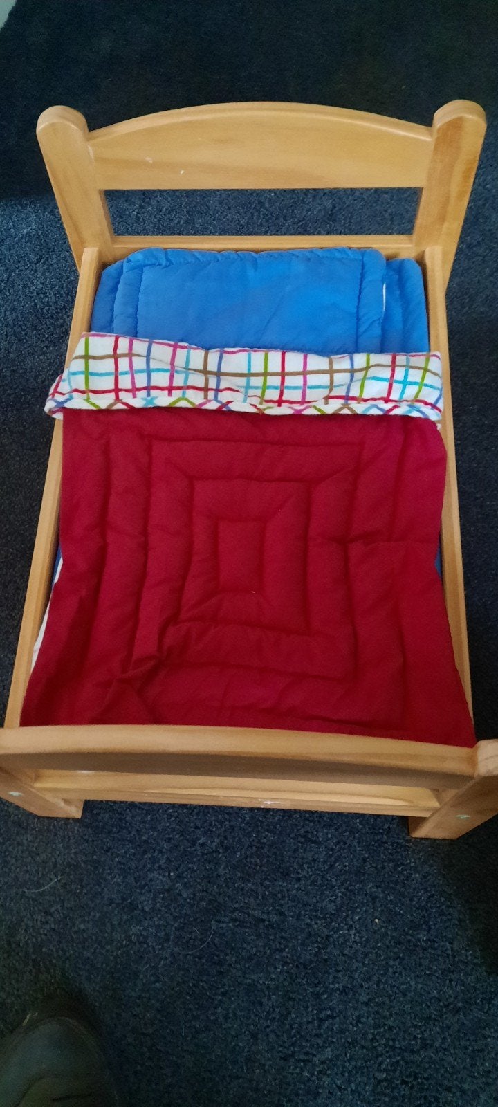 Ikea duktig poppenbed  Sint tip !, Ophalen, Gebruikt, Overige typen