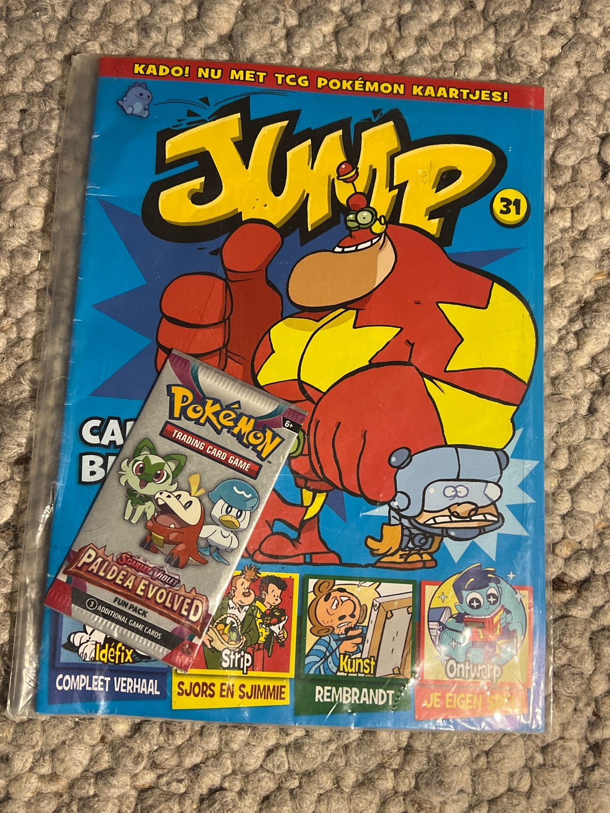 Jump Magazine 31 met Pokémon Paldea Evolved Fun Pack, Ophalen of Verzenden, Nieuw, Overige typen