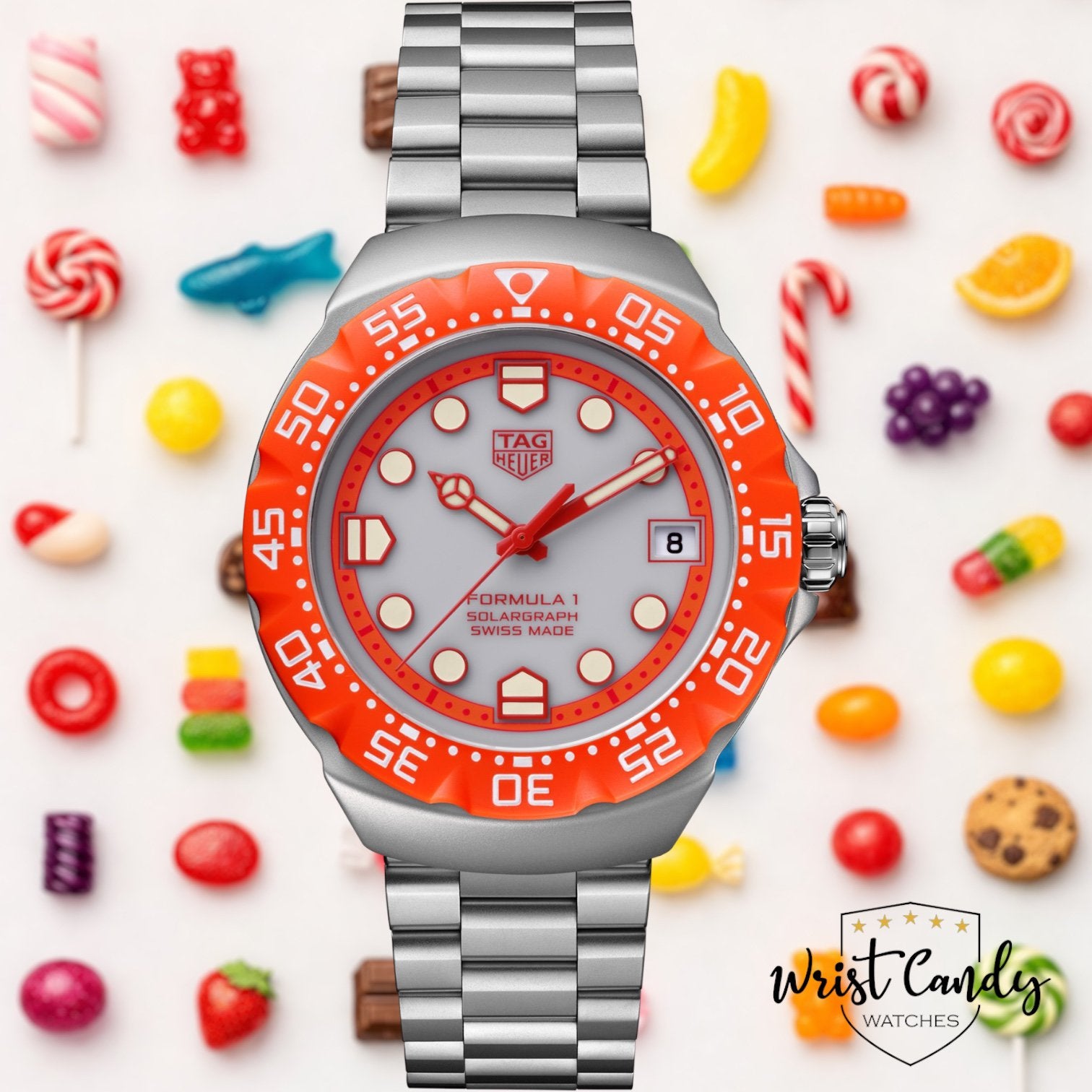 TAG Heuer F1 “Zandvoort” 1 of 1,000 • fully stickered, Sieraden, Tassen en Uiterlijk, Horloges | Heren, Info@wristcandy.nl, Staal