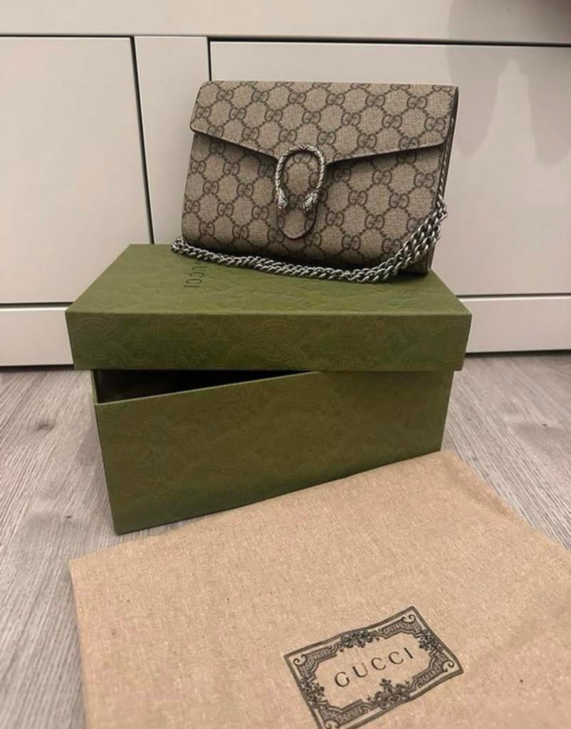 Gucci tas, Ophalen of Verzenden, Nieuw, Zwart, Schoudertasje