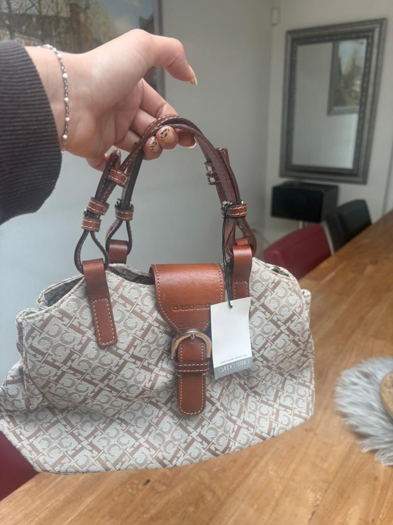 Dames claudio Ferrici tas, Ophalen of Verzenden, Nieuw, Zwart, Schoudertasje