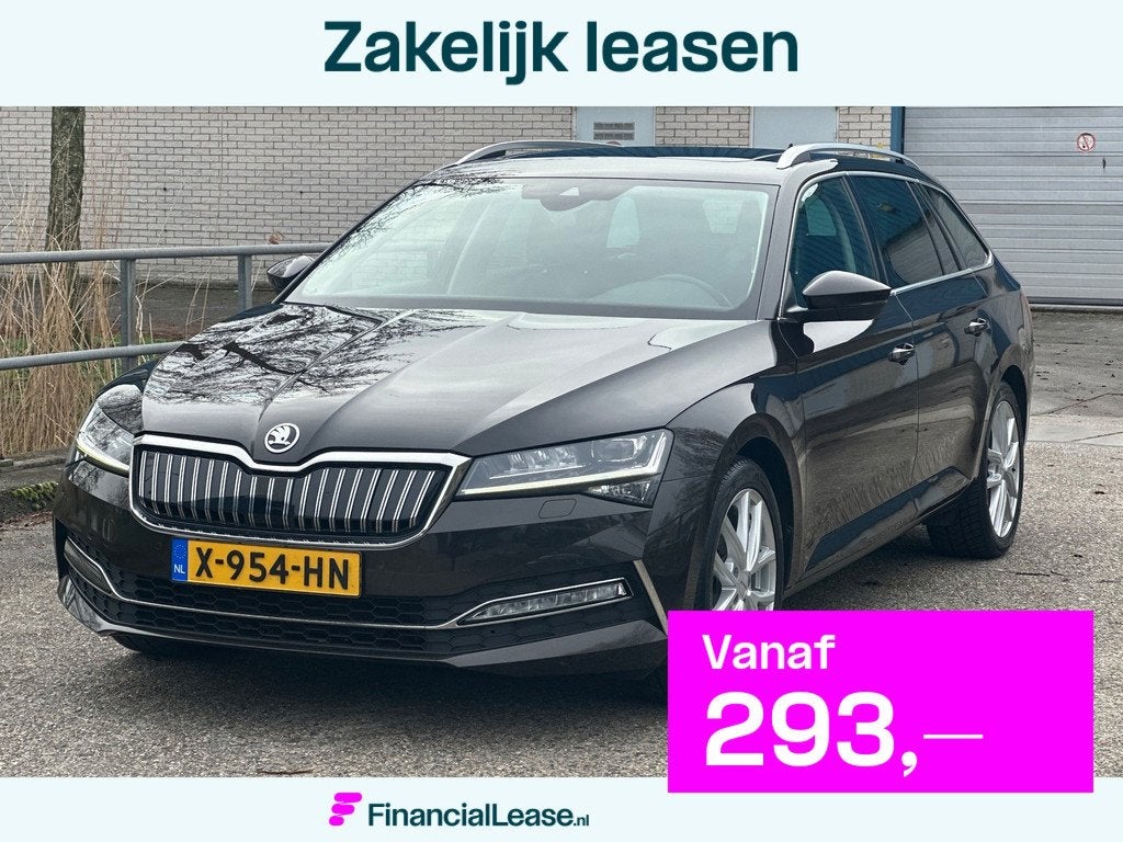 Skoda Superb Combi 1.4 TSI iV Business Edition Plus!Pano!Cam, Gebruikt, Euro 6, Bruin, Plug-in hybride