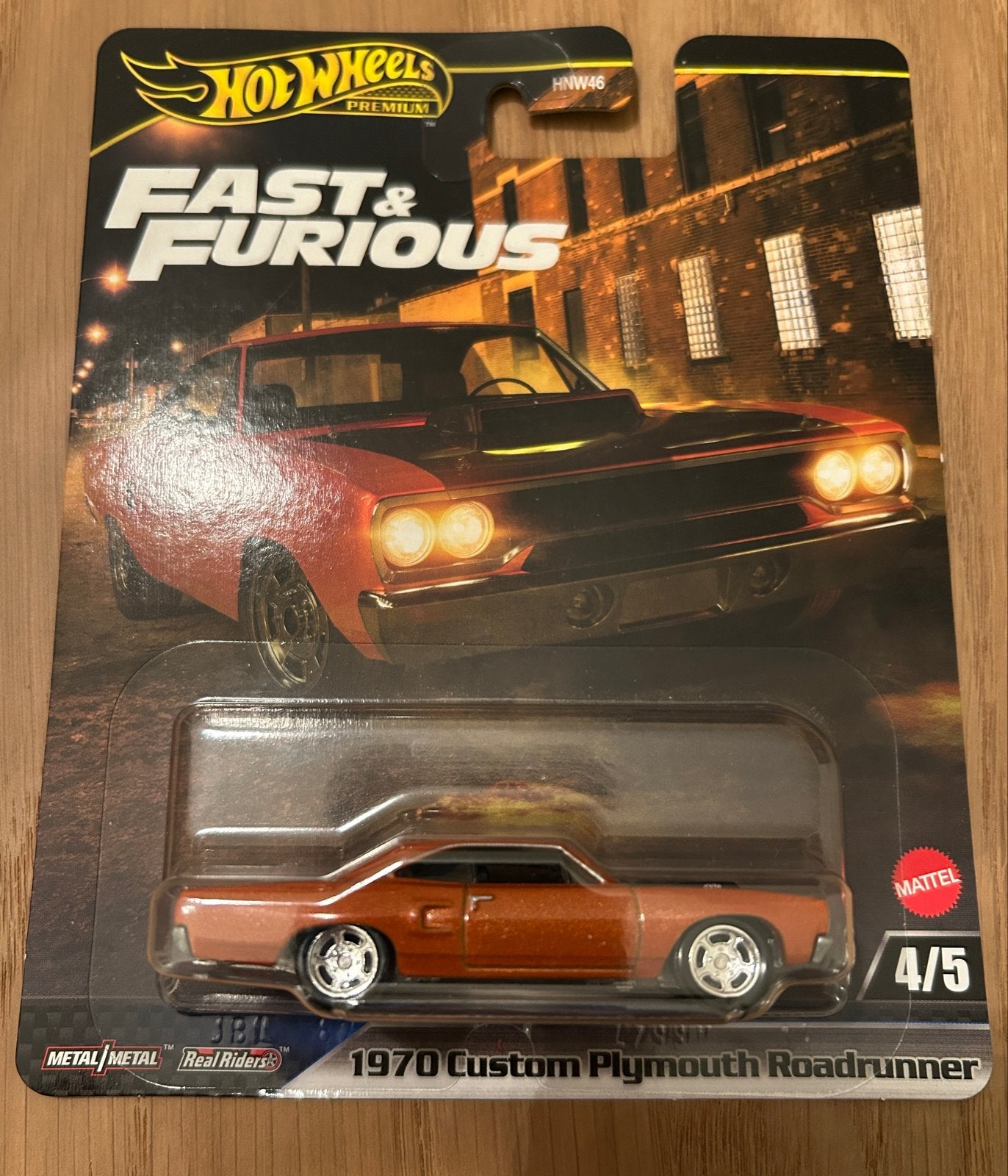 Hot Wheels Fast & Furious 1970 Custom Plymouth Roadrunner, Ophalen of Verzenden, Nieuw, Auto