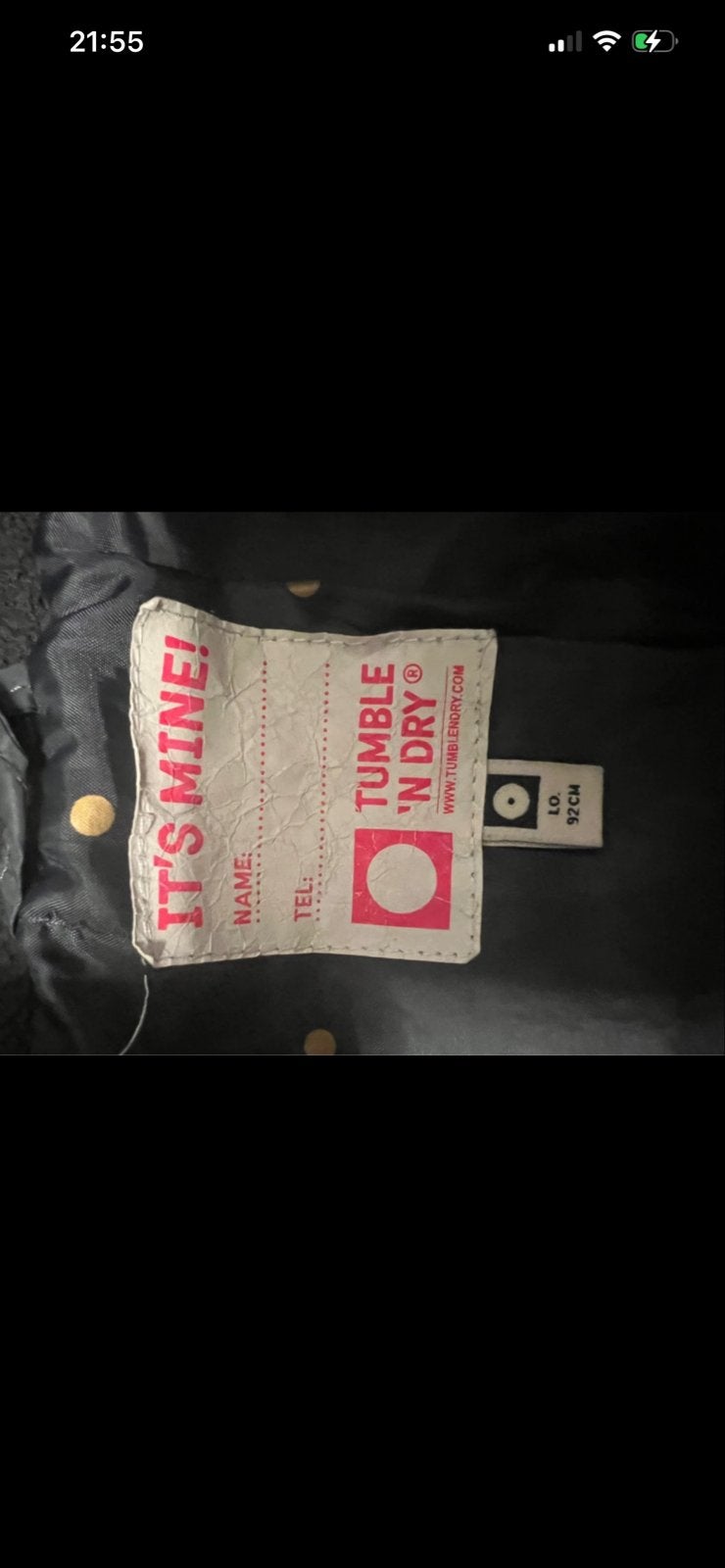 Tumble 'N Dry Winterjas Maat 92 - Donkergroen, Ophalen of Verzenden, Zo goed als nieuw, Jongen of Meisje, Jas