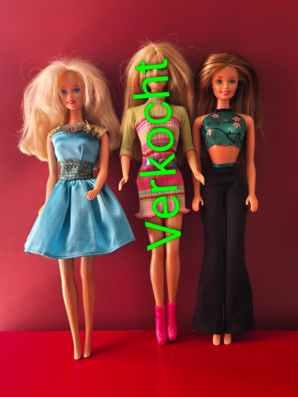 Set van 2 Mattel Barbiepoppen - Style Doll 1998, Ophalen of Verzenden, Barbie
