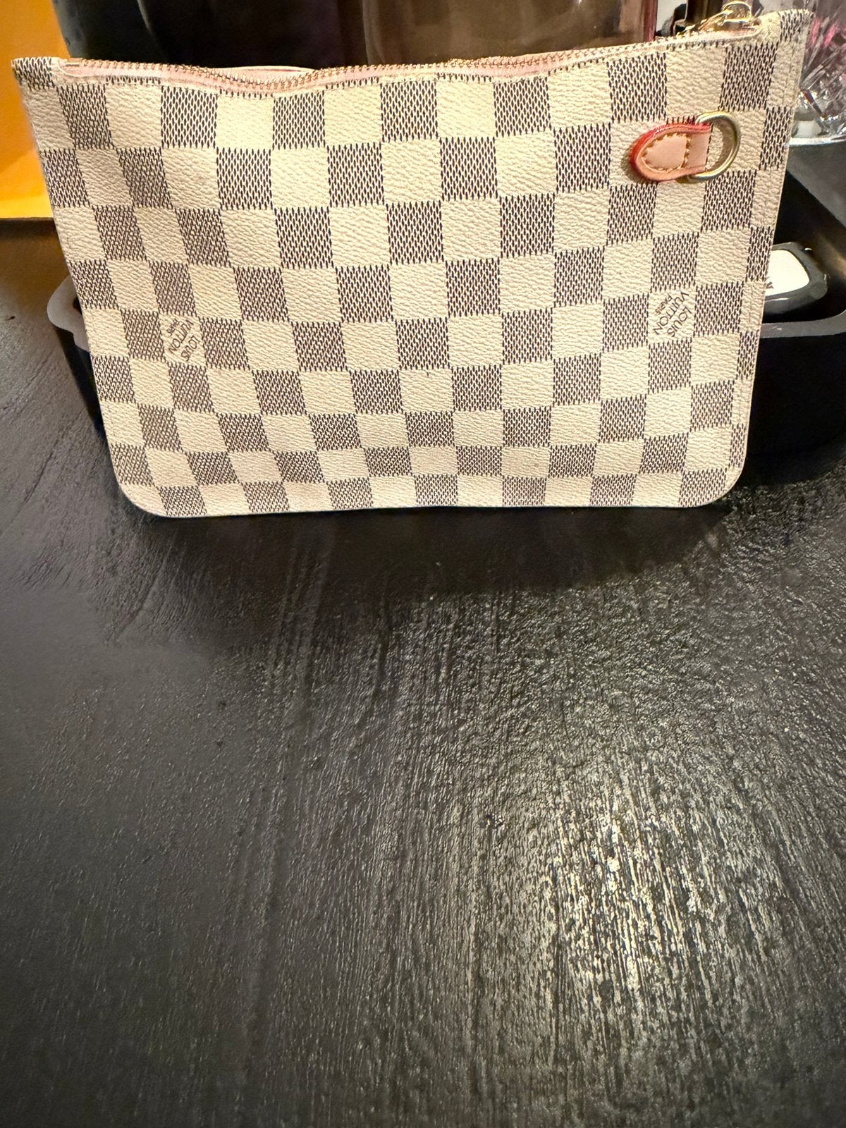 Louis Vuitton Pre-owned Damir Azuur Neverfull MM Portemonnee, Sieraden, Tassen en Uiterlijk, Ophalen of Verzenden, Zo goed als nieuw