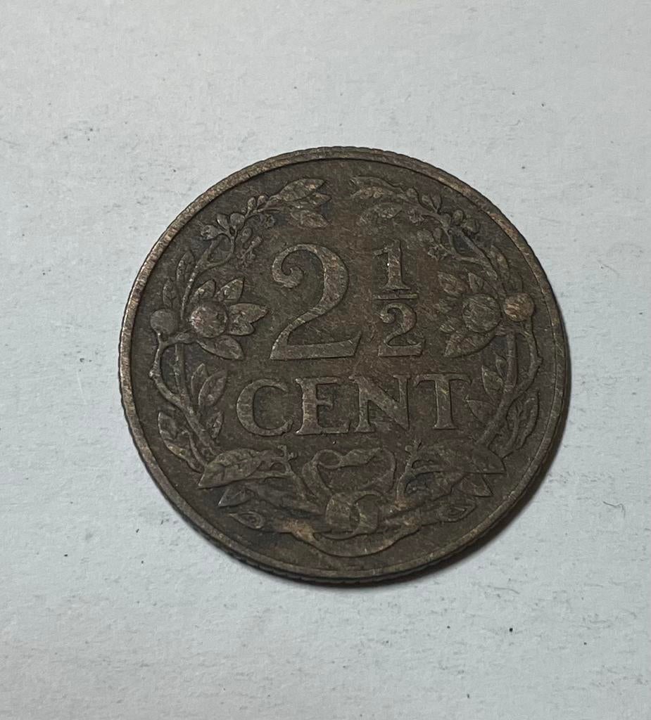 2,5 cent Nederland 1918, Ophalen of Verzenden, Koningin Wilhelmina