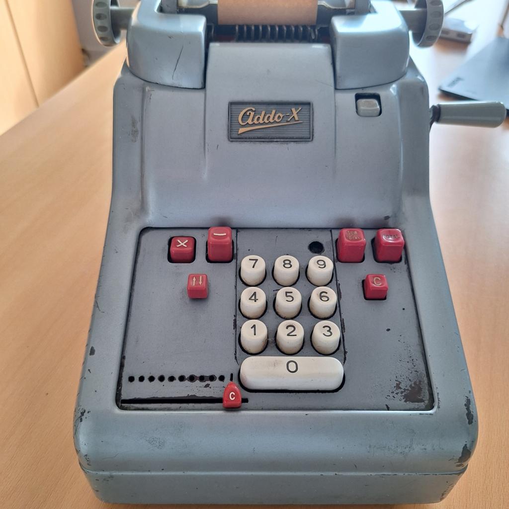 Vintage Addo-X telmachine uit de jaren '50/'60, Ophalen of Verzenden