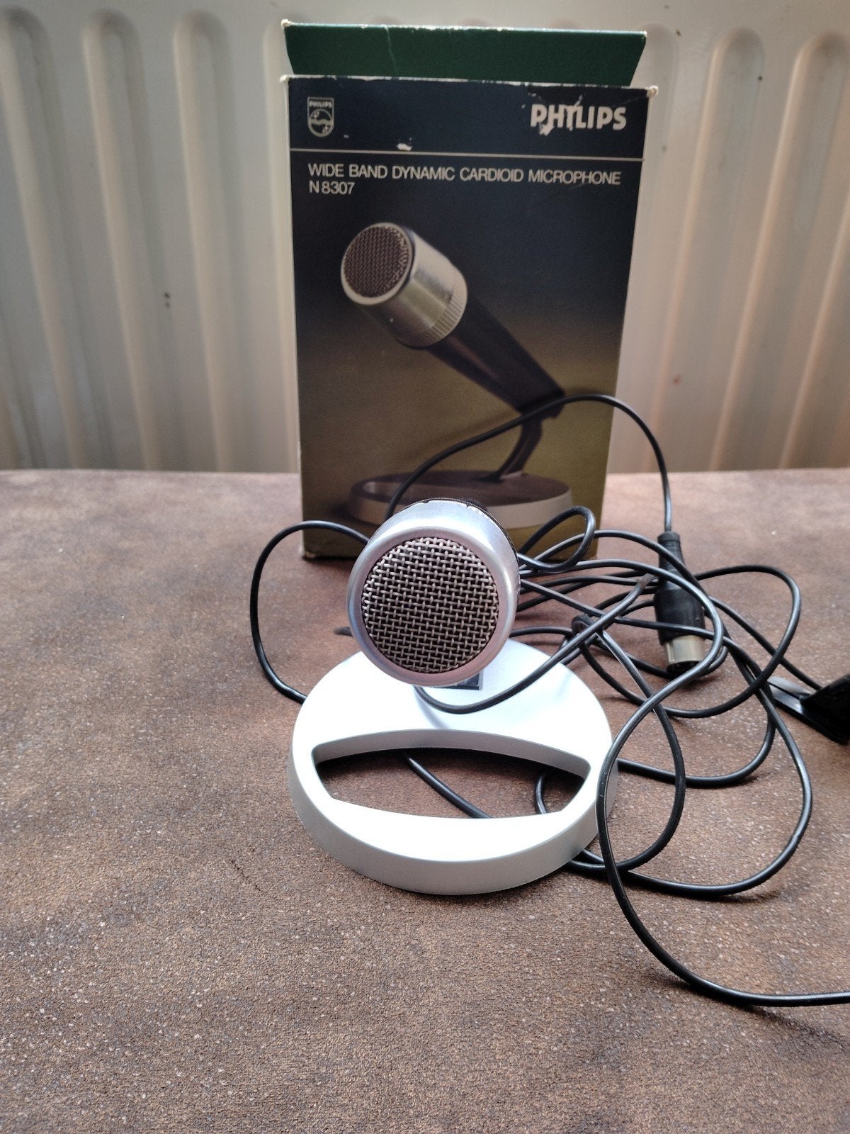 Philips N8307 Wide Band Dynamic Cardioid Microfoon, Ophalen of Verzenden, Gebruikt