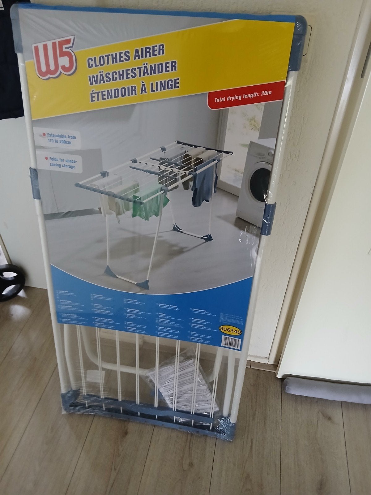 NIEUW Stevig droogrek  zie foto.s kan veel.op, Ophalen, Nieuw, Wasrek