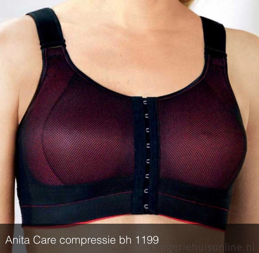 Compressie (sport) BH, Kleding | Dames, Ophalen of Verzenden, Zwart, BH