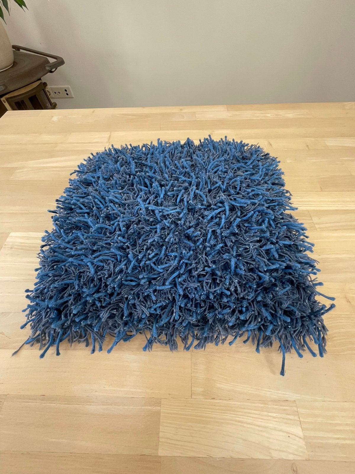 2x blauwe sierkussenhoes kussenhoes 40x40 cm, Wasbaar, Overige merken, Blauw, Vierkant