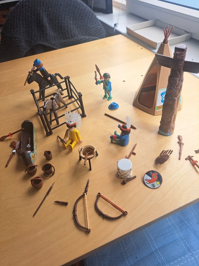 Playmobil indianen, Kinderen en Baby's, Speelgoed | Playmobil, Ophalen, Gebruikt