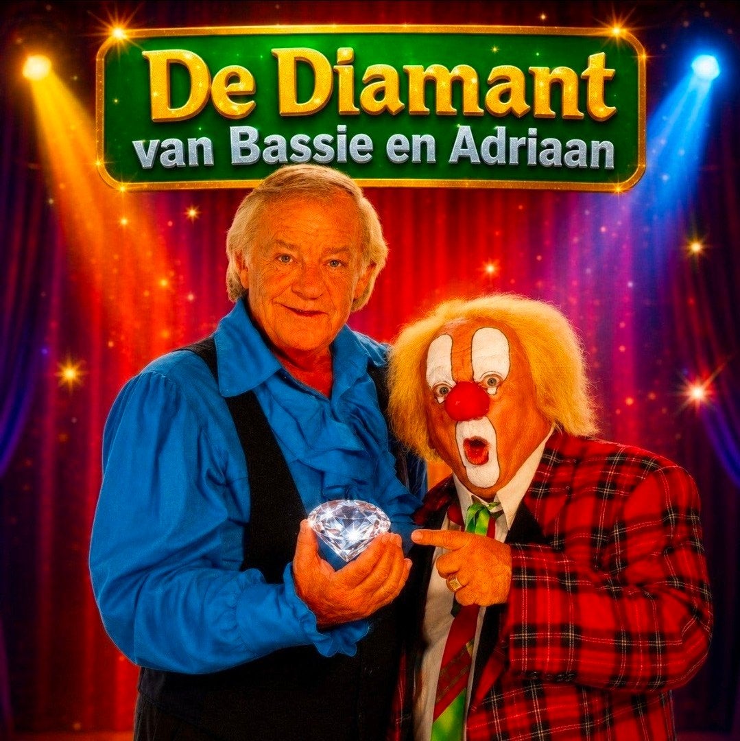 De Diamant van Bassie en Adriaan replica., Ophalen of Verzenden, Nieuw, Tv, Beeldje, Replica of Model
