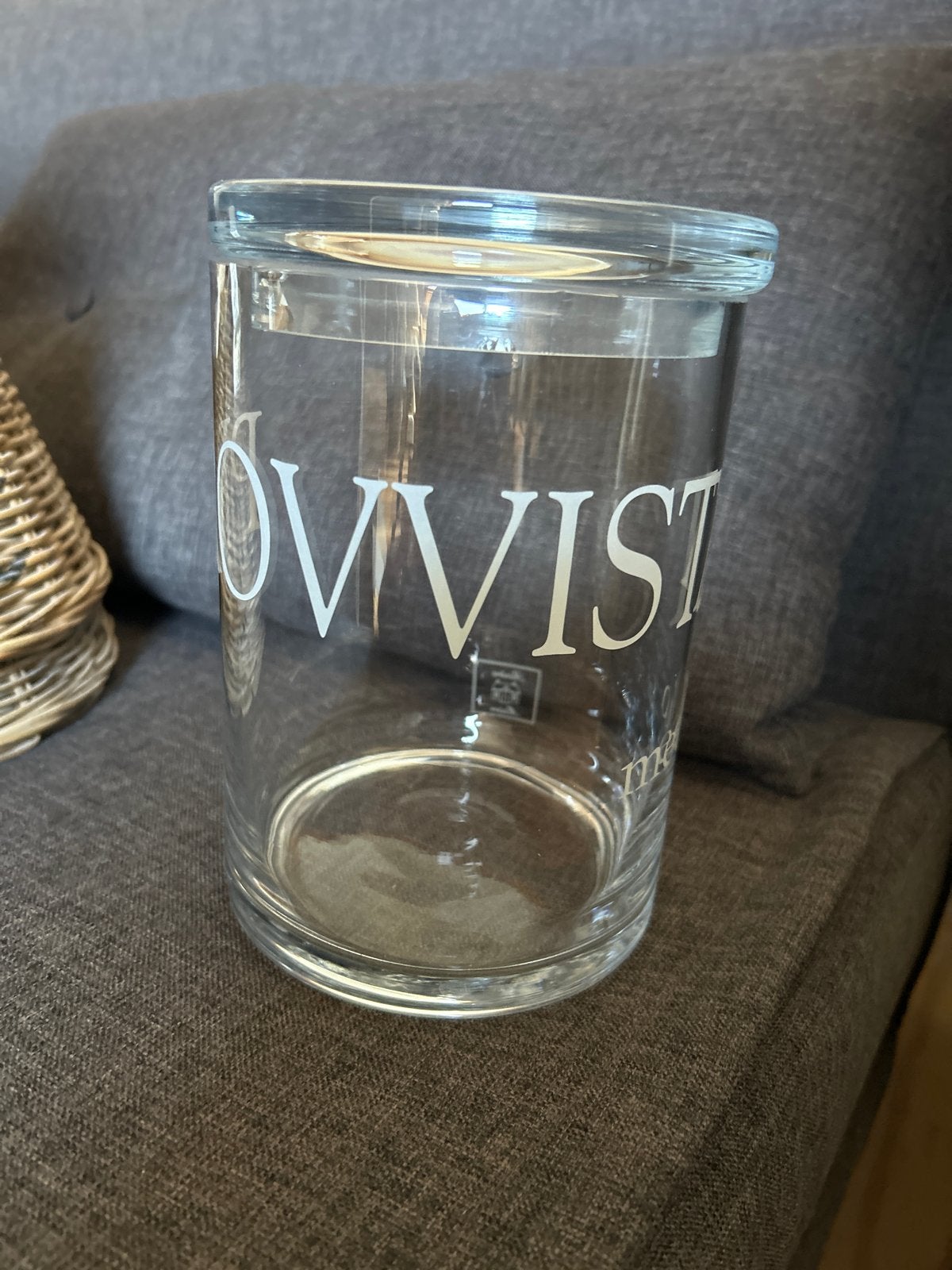 Riviera Maison Voorraadpot Provvista, Huis en Inrichting, Ophalen, Glas, Zo goed als nieuw, Voorraadpot