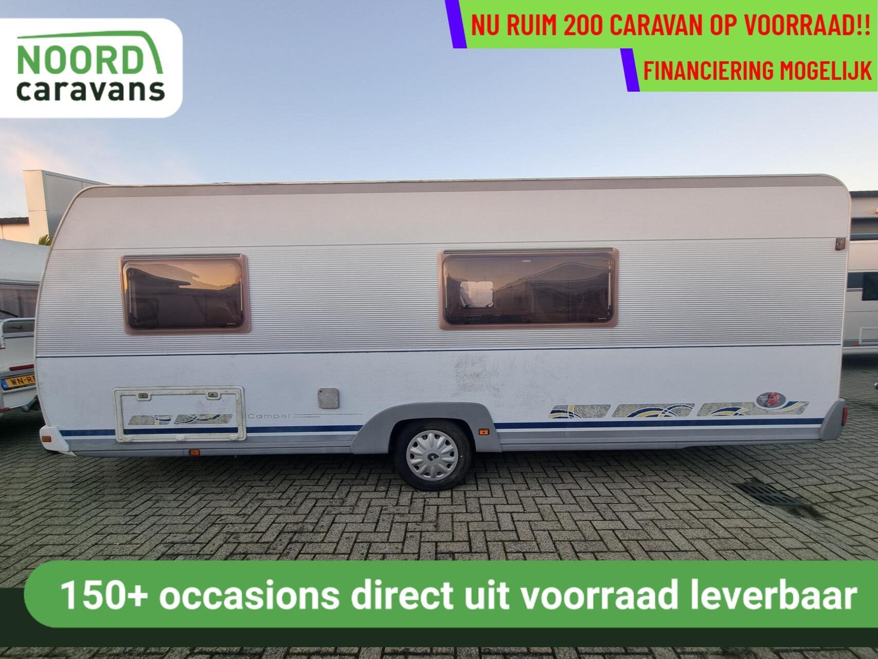 DETHLEFFS CAMPER 560 SK VOORTENT + 250 CM + FRANSBED+RONDZIT, Hordeur, Rondzit, 7 tot 8 meter, Bedrijf