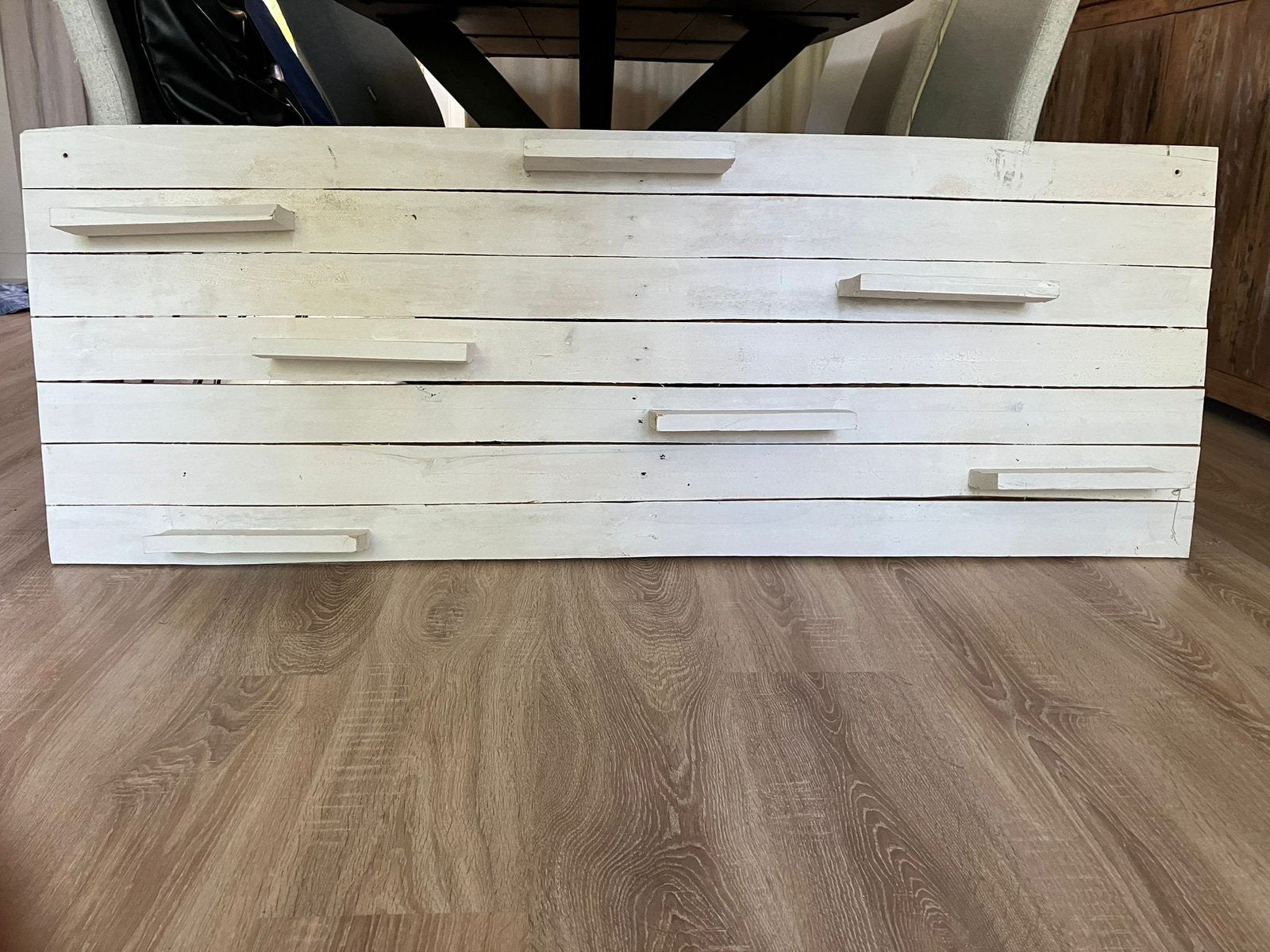 Houten wandrek, Ophalen, Gebruikt