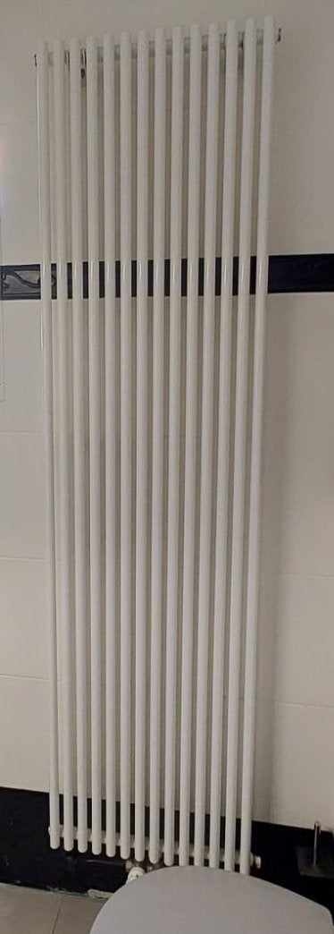 Verticale radiator met thermostaatknop, Ophalen, Gebruikt, Radiator, 60 tot 150 cm