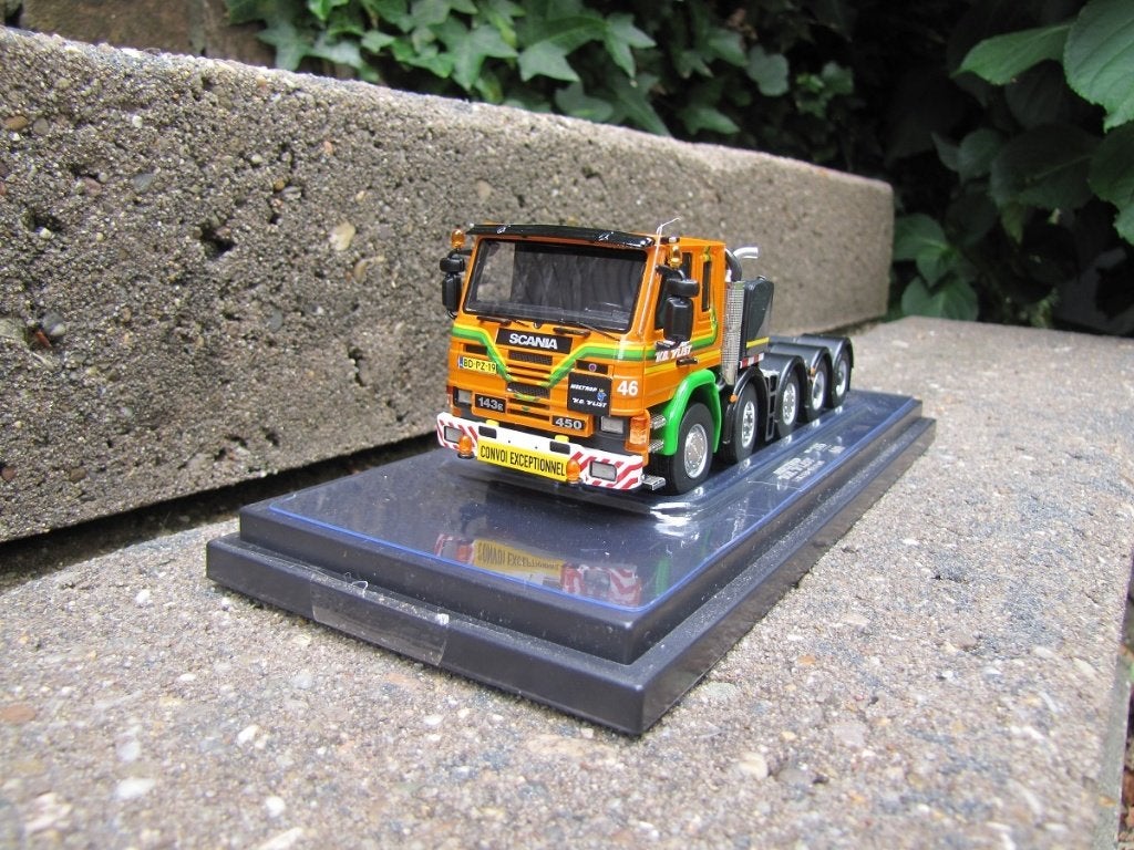 IMC Scania P143E 10x4 450 Holtrop V.D.Vlist., Hobby en Vrije tijd, Modelauto's | 1:50, Ophalen of Verzenden, Zo goed als nieuw