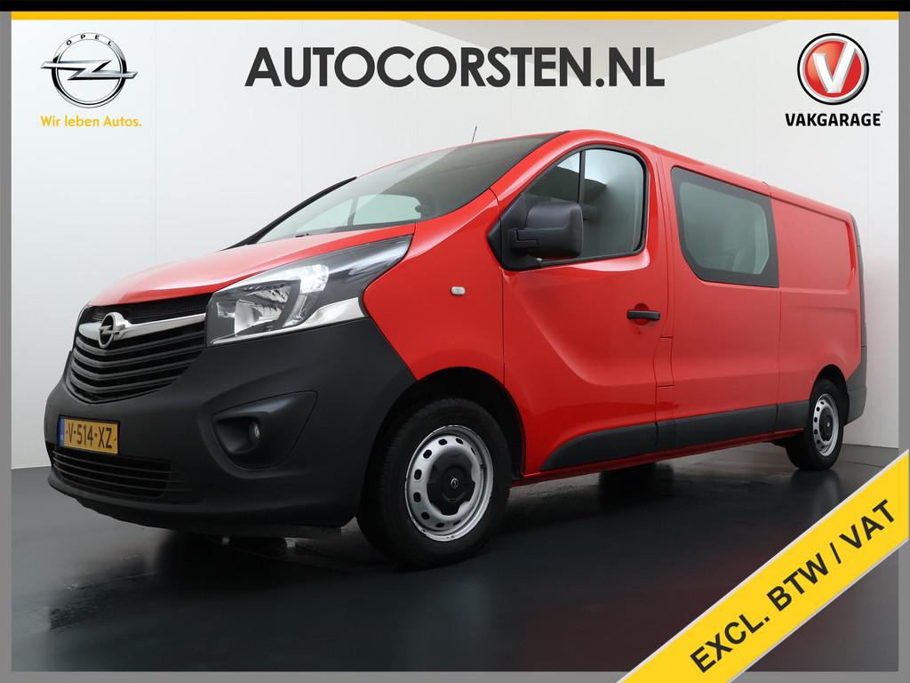 Opel Vivaro D126PK Dubbele Cabine 5-Persoons L2H1 Trekhaak C, Auto's, Bestelauto's, Voorwielaandrijving, Stof, Gebruikt, 1601 cc