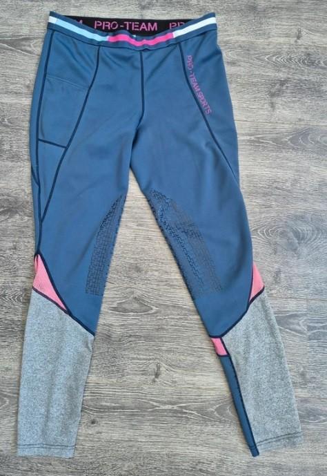 HKM half grip rijlegging blauw/roze/grijs maat 40/42, Dieren en Toebehoren, Overige soorten, Zo goed als nieuw, Dames, Onderkleding