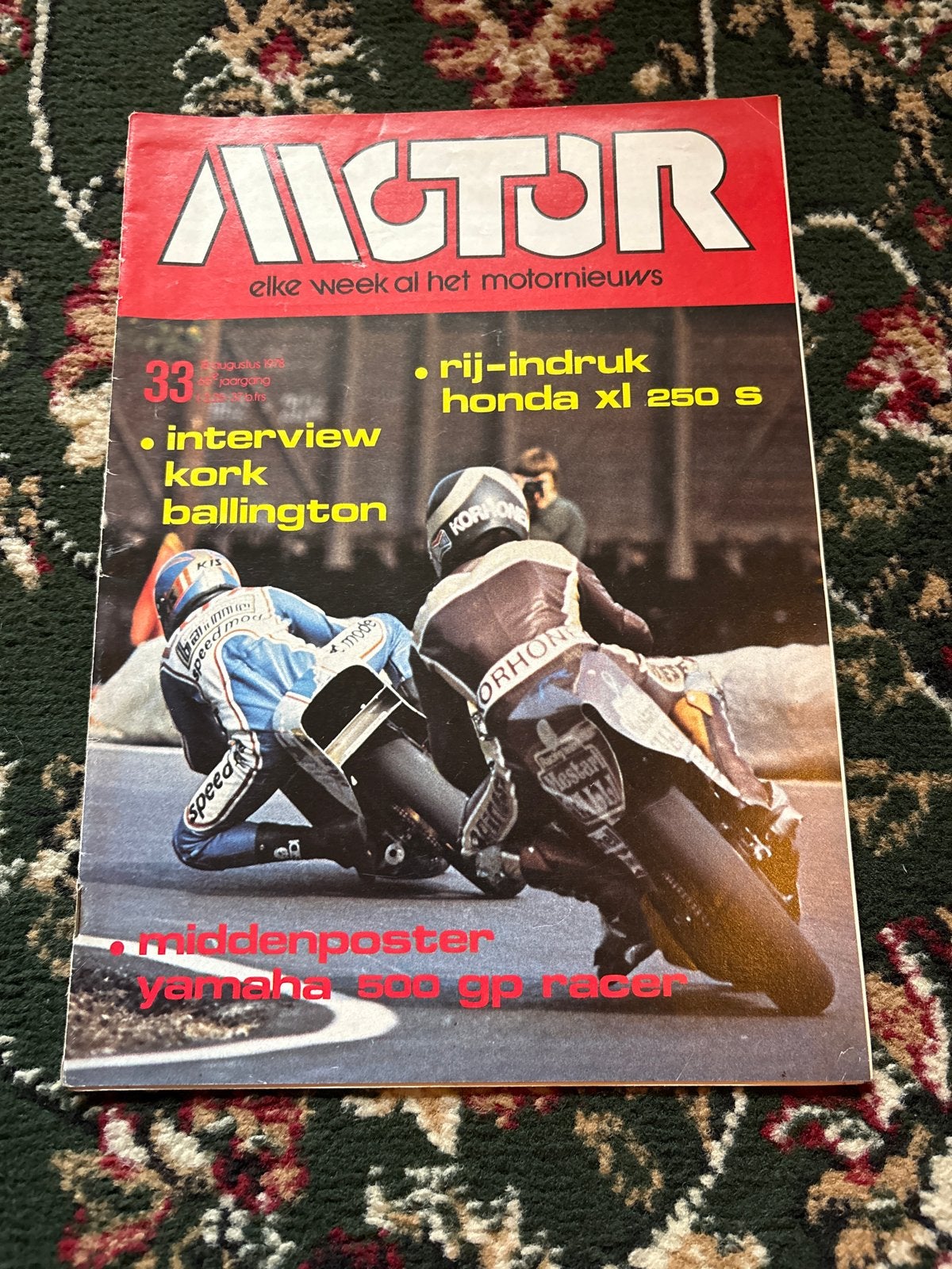 Motor Magazine 1983 - Honda XL 250 S, Yamaha 500 GP Racer, Ophalen of Verzenden, Gelezen, Algemeen