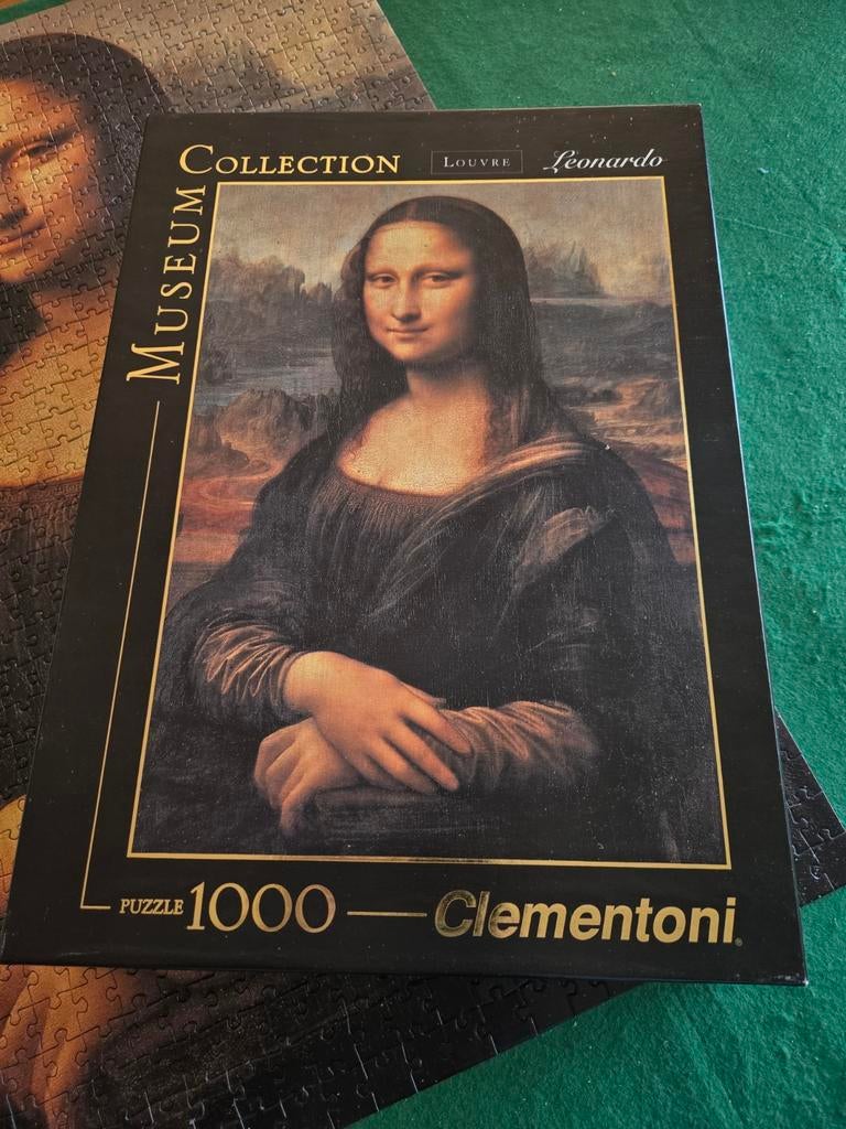 Legpuzzel Clementoni Mona Lisa, Ophalen of Verzenden, 500 t/m 1500 stukjes, Zo goed als nieuw