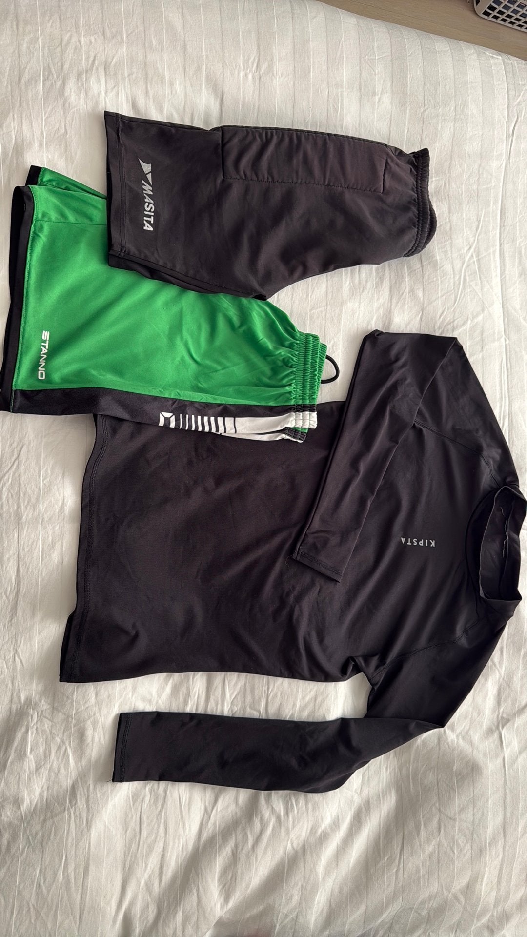 Keepers tenue, longsleeve en 2 broeken maat 164, Maat XS of kleiner, Ophalen of Verzenden, Zo goed als nieuw, Shirt