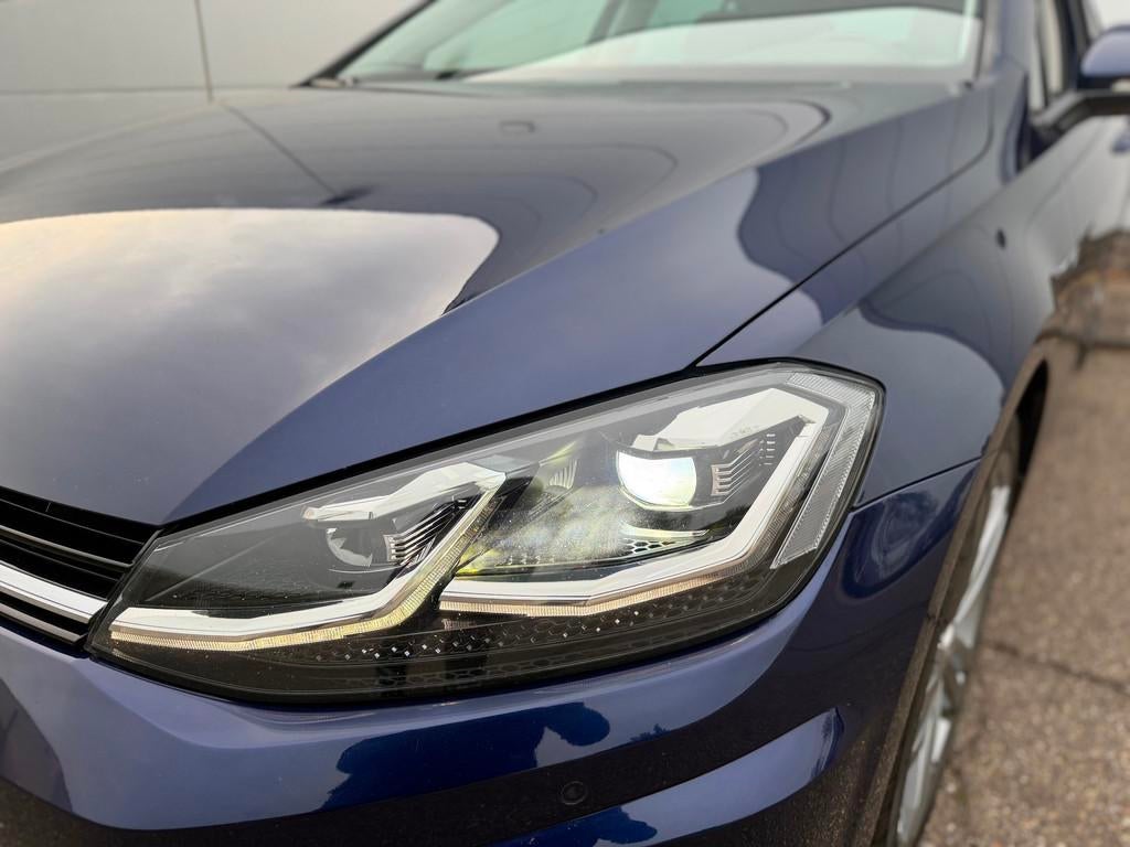 Volkswagen Golf 2.0 TDI 150PK R-LINE (bj 2017) DSG|PANO|VIRT, Auto's, Gebruikt, Euro 6, 4 cilinders, Blauw