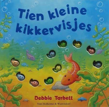 Debbie Tarbett: Tien kleine kikkervisjes. Hardcover. Telboek, Fictie algemeen, Jongen of Meisje, Nieuw, Debbie Tarbett