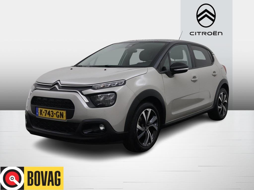 Citroen C3 1.2T 110pk Shine Camera/Nav/H.Leder/CarPlay/Led, Auto's, Citroën, Voorwielaandrijving, Euro 6, 1199 cc, 49 €/maand
