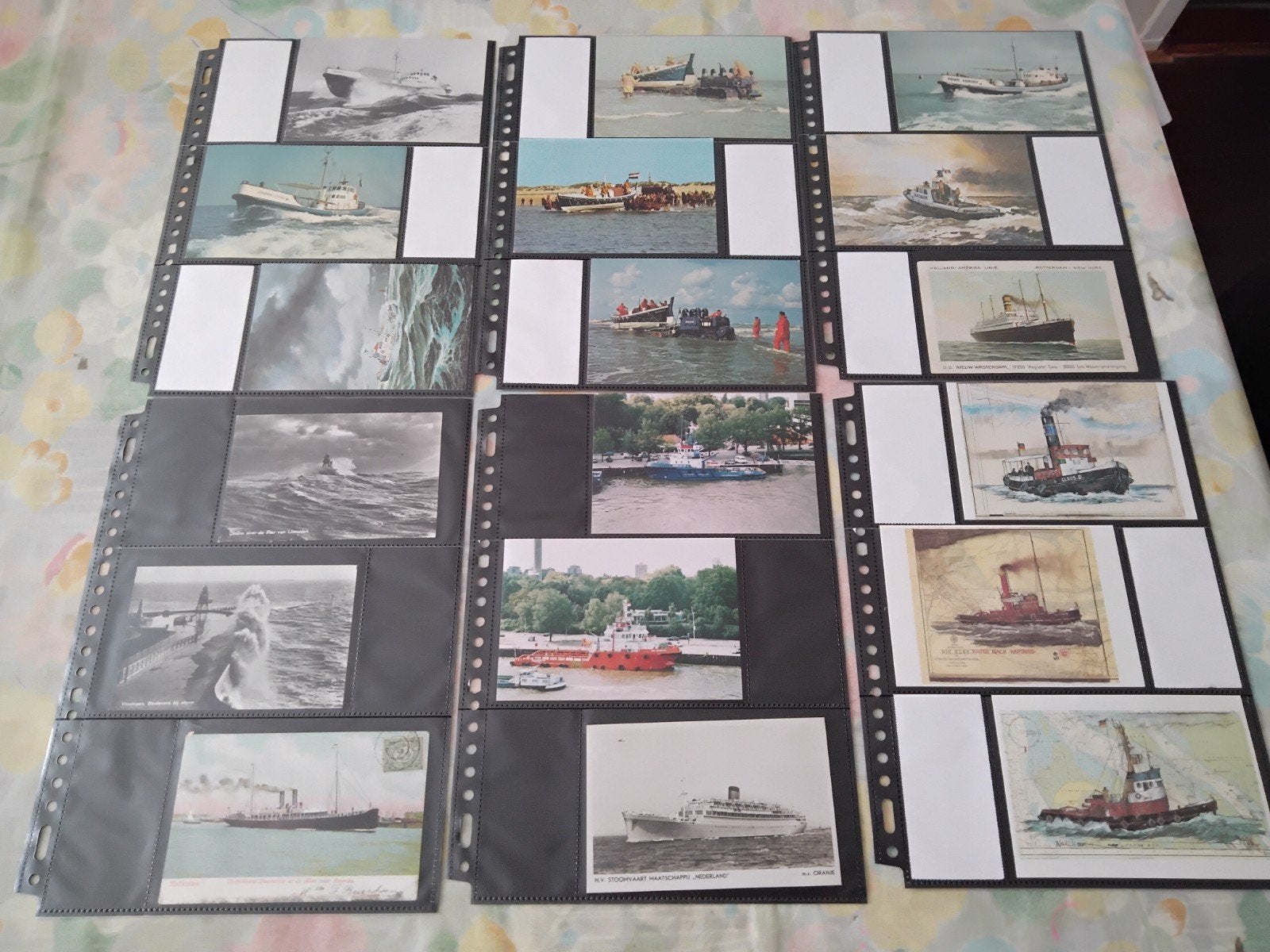 Prachtige verzameling kaarten en Fotos van boten uniek 154 s, Verzamelen, Ophalen of Verzenden, Voor 1920, Sterren en Beroemdheden